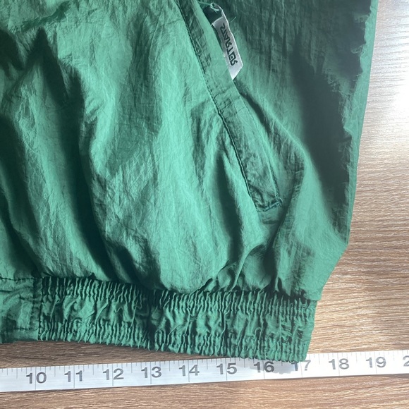 Unisex Vintage XL Green Starter Hamden Hall Zip Up Windbreaker - Picture 9 of 10